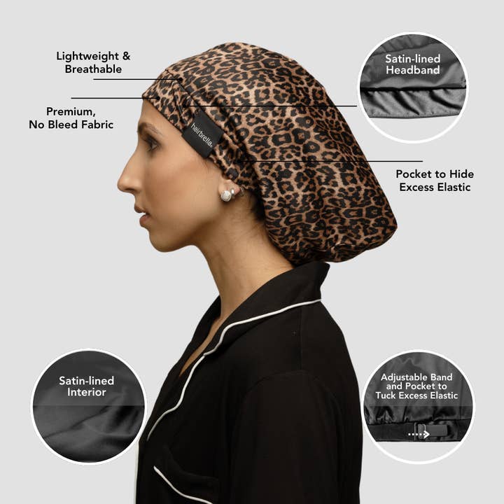 Hairbrella - Wholesale Sleep Cap / Bonnet - Women's - Hairbrella Satin-Lined Sleep Cap2