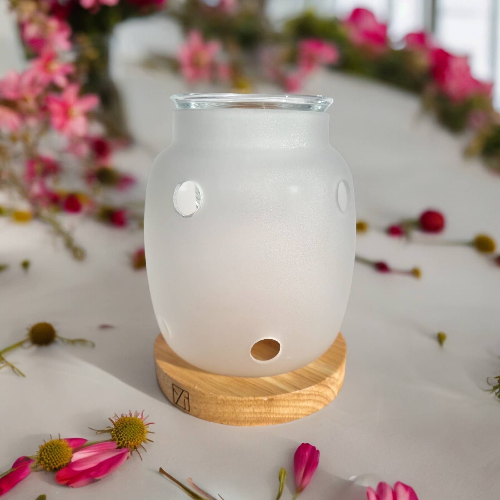Zen'Arôme - Wholesale Oil Warmer - Scented Wax Burner Inspiration Series Siete - Wood & Glass9