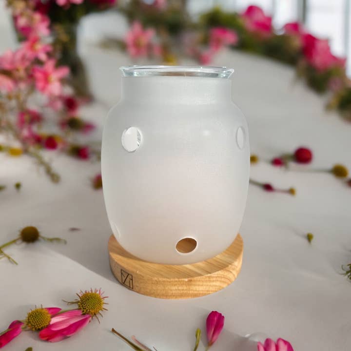 Zen'Arôme - Wholesale Oil Warmer - Scented Wax Burner Inspiration Series Siete - Wood & Glass9