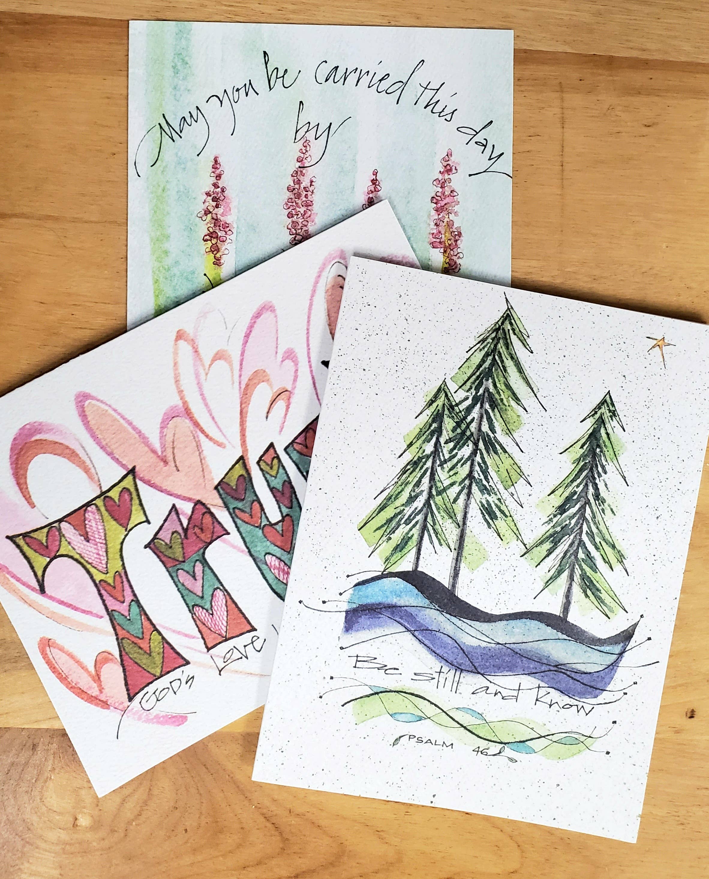 Credo Designs LTD - Wholesale Everyday Greeting Card - Watercolor Best Assorted Greeting Cards (12 Half Dozens)2