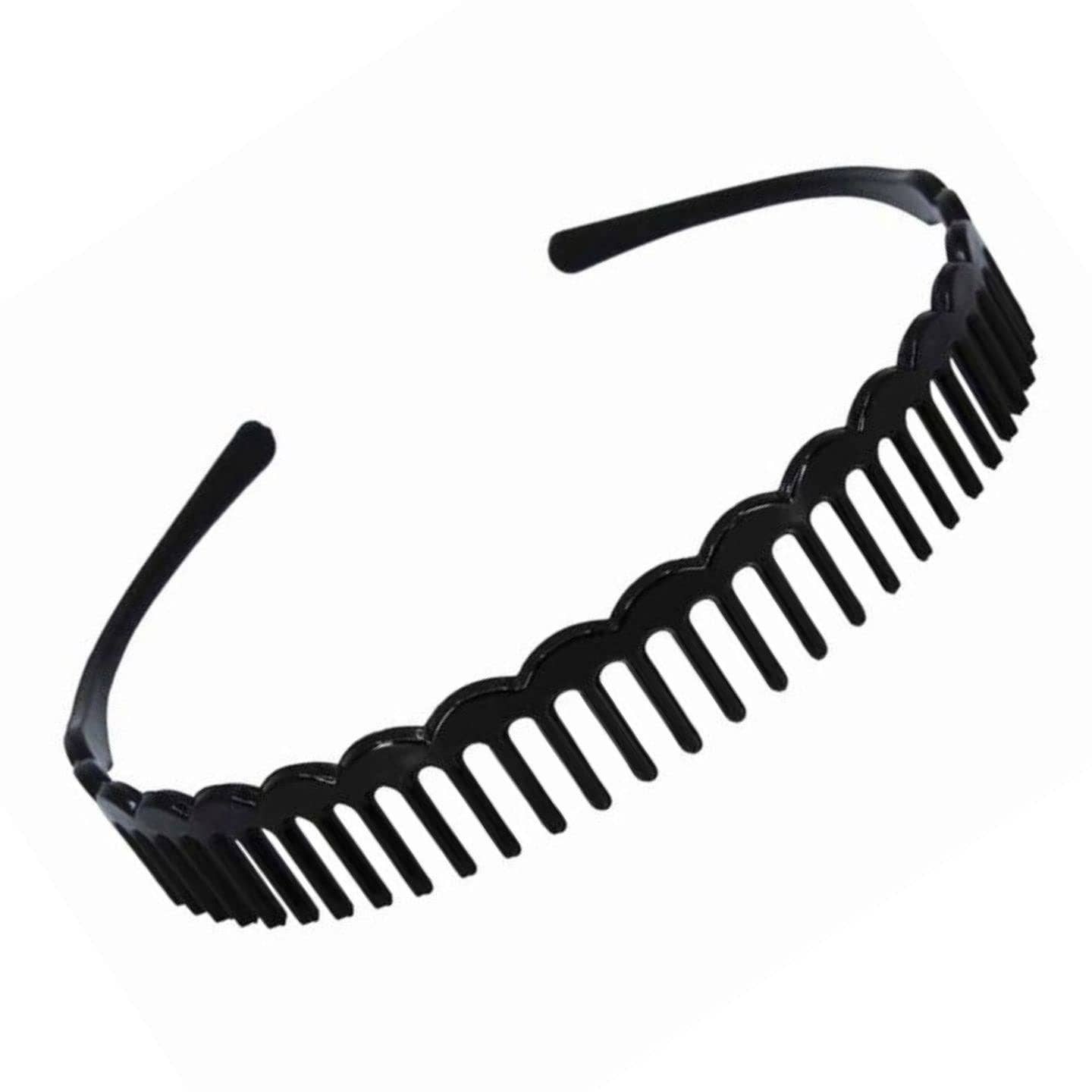Topkids Accessories - Wholesale Fashion Headband - Unisex - Zig Zag Shark Tooth Head Band Teeth Hair Band Alice Band Comb Headband Zigzag Hairband Wavy Grip Wave Gripper Saw Toothed Aliceband1
