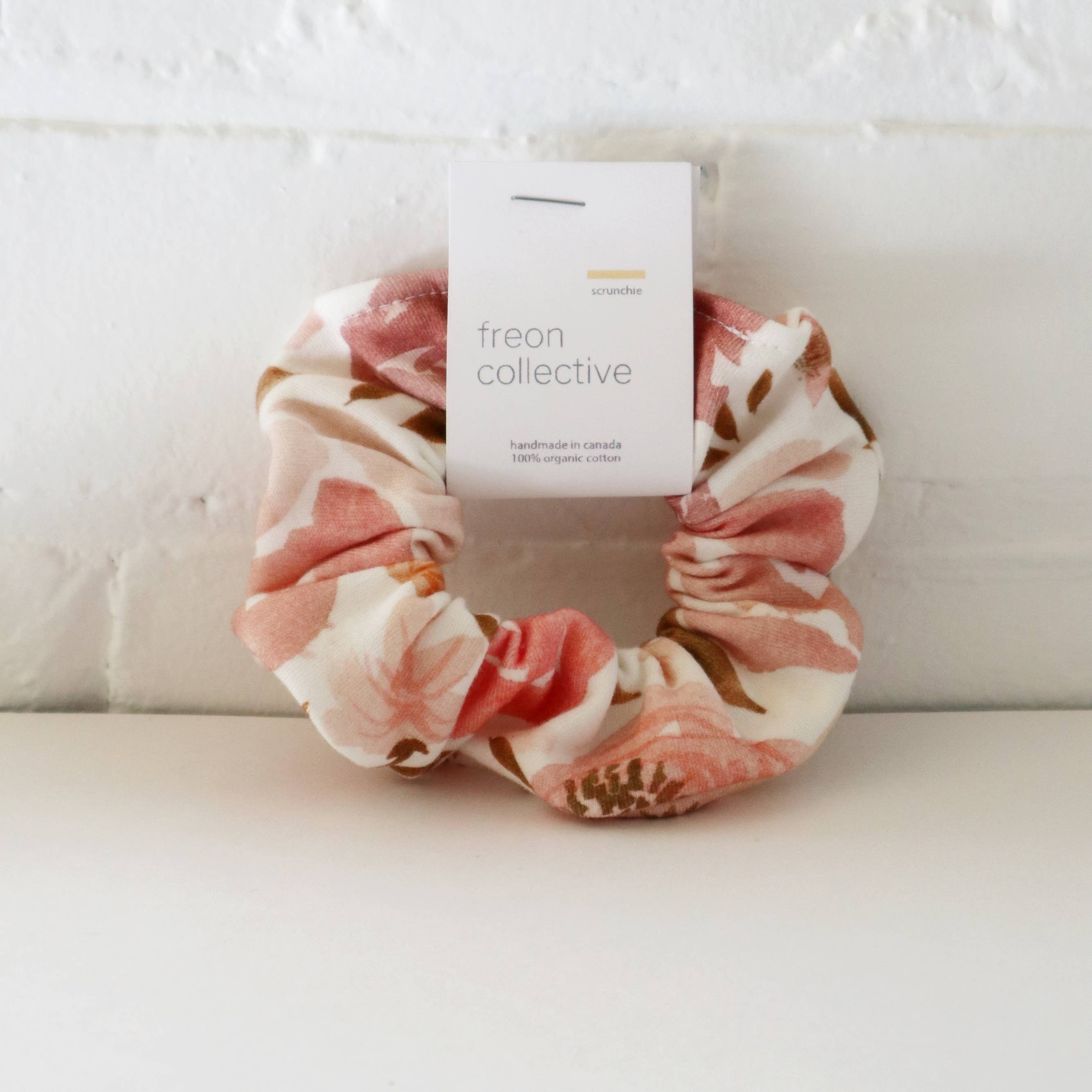 Freon Collective - Vente Chouchou – femme - Chouchou pour cheveux en coton biologique - Juliet Florals1
