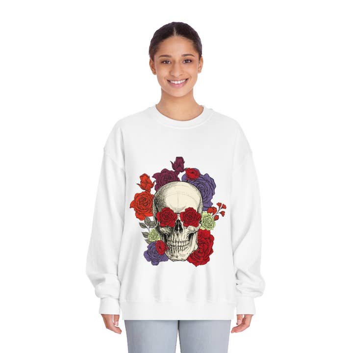 Sudadera Skull Anatomy con cuello redondo para venta al por mayor de LimenDime Market