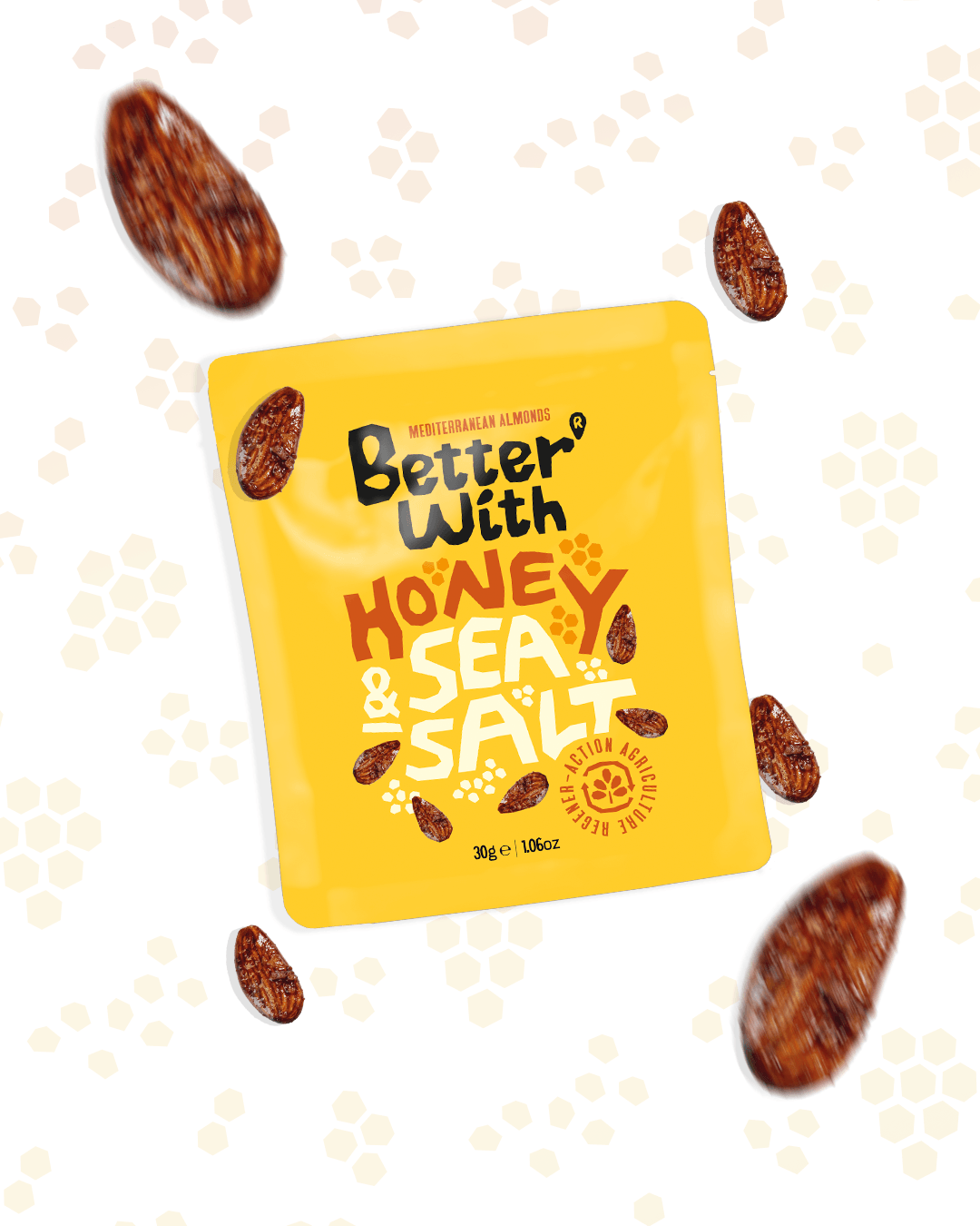 Better With Almonds - Wholesale Nuts - Almonds Better With Honey and Sea Salt - 30g1