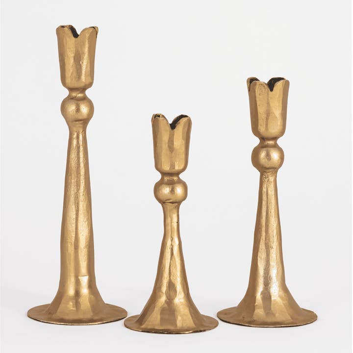 Chicago Art Forged Candlestand - Matt Bright Bronze for wholesale by Lila Rasa