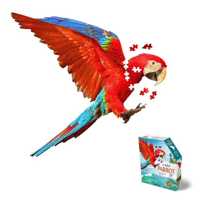 I AM PARROT 300 piece jigsaw puzzle gift for wholesale by Madd Capp Games & Puzzles