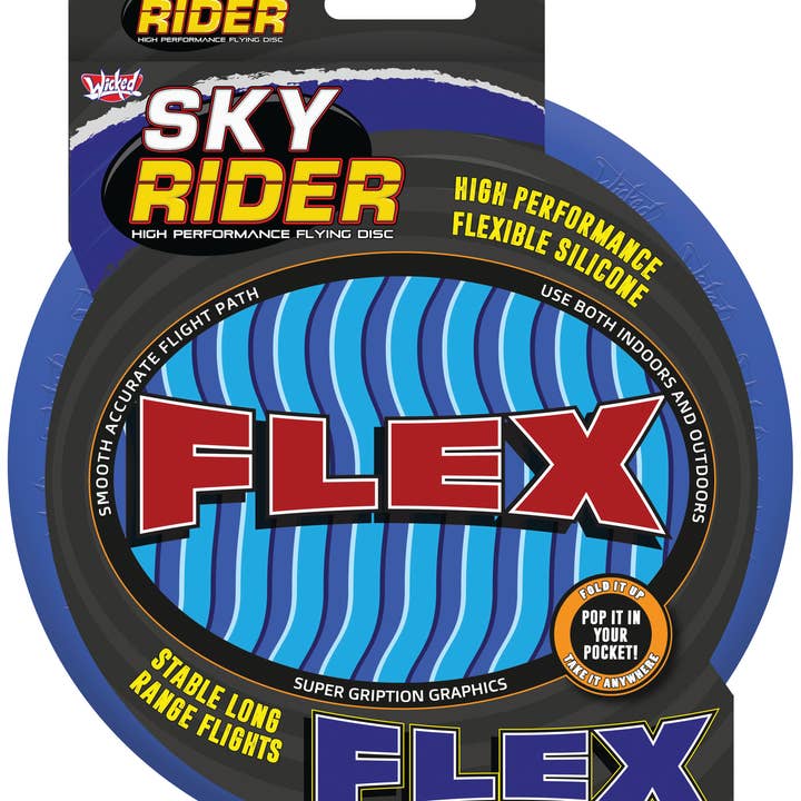 MukikiM Toys & Games - Wholesale Sporting Game - Kids & Baby - Wicked Sky Rider Flex - Soft Silicone Flyer To Take Anywhere5