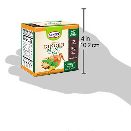 Kendel - Vendita all'ingrosso Tisane salutari e depurative - Tè istantaneo allo zenzero KENDEL (con menta e miele)4
