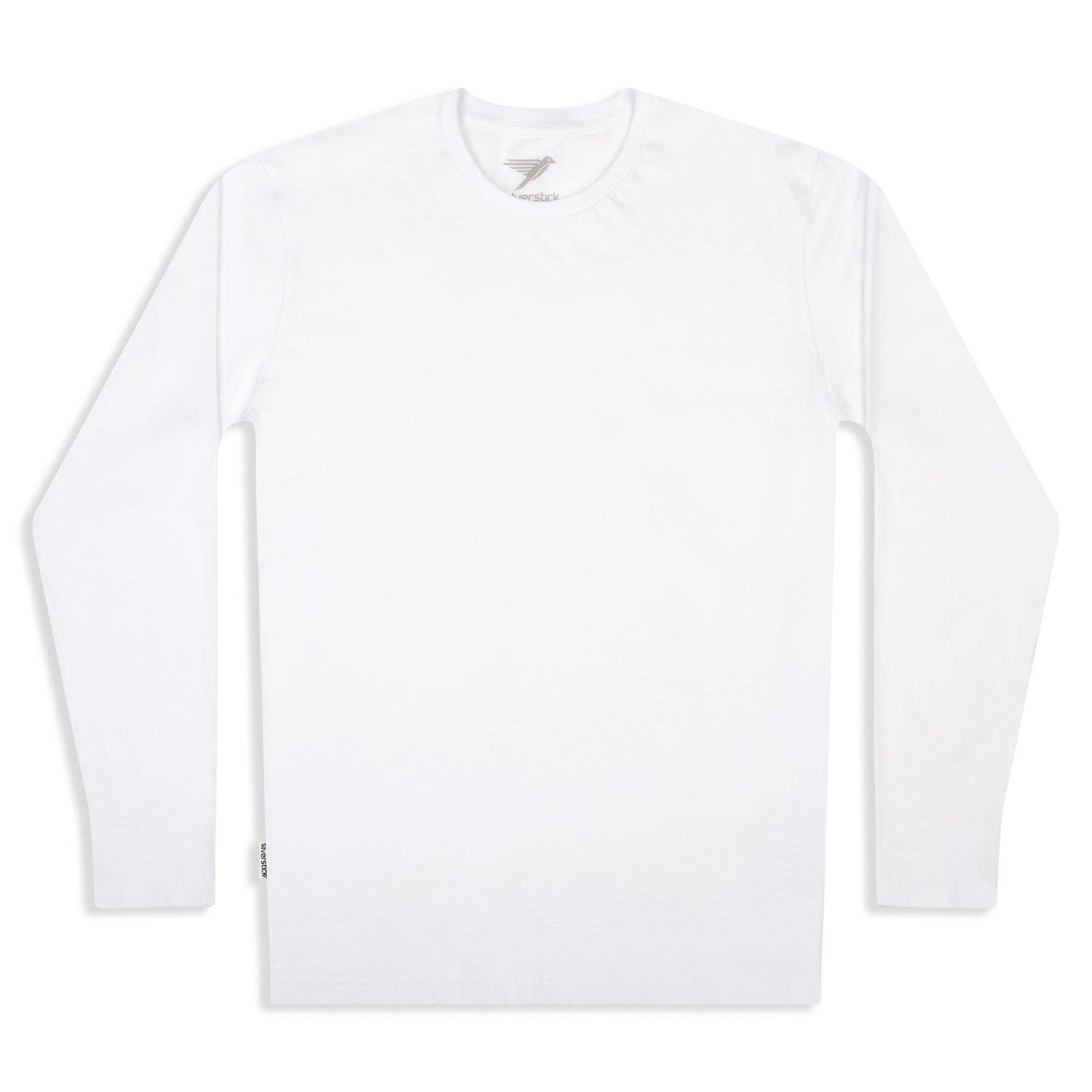White wanda organic long sleeve tee for wholesale on Faire0