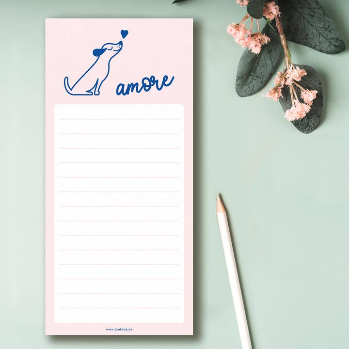 Bloc de notas AMORE / Hojas desprendibles / Lista de tareas para venta al por mayor de TANTE TIA
