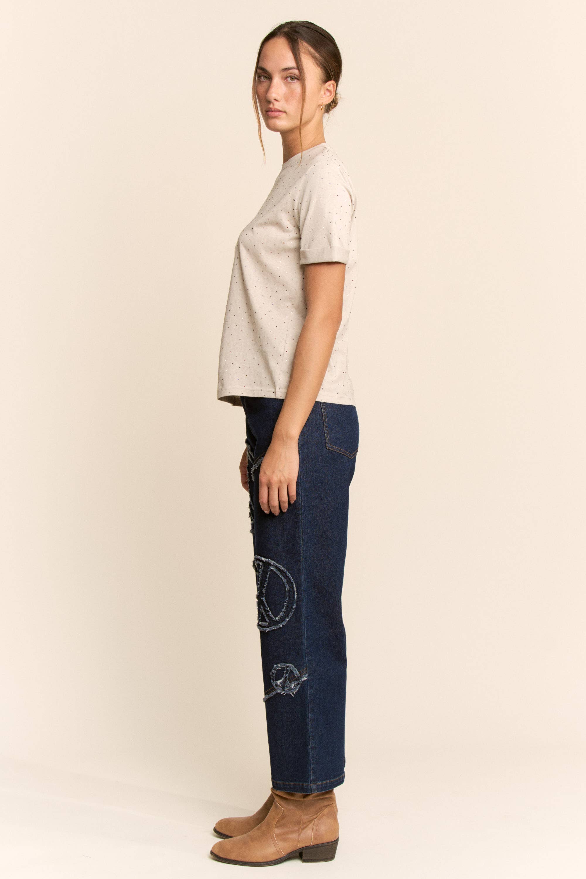 Davi & Dani – wholesale Byxor - Dam – DENIM RAKA BYXOR MED LITE STRETCH18