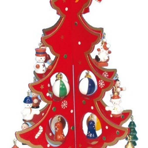 Musicbox world - Wholesale Christmas Decoration - Red tree0