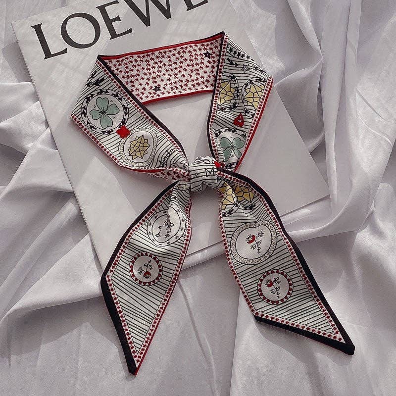 ShieldChic - Vente Écharpe – femme - Écharpe fine à cheveux longs à motif de tarot9