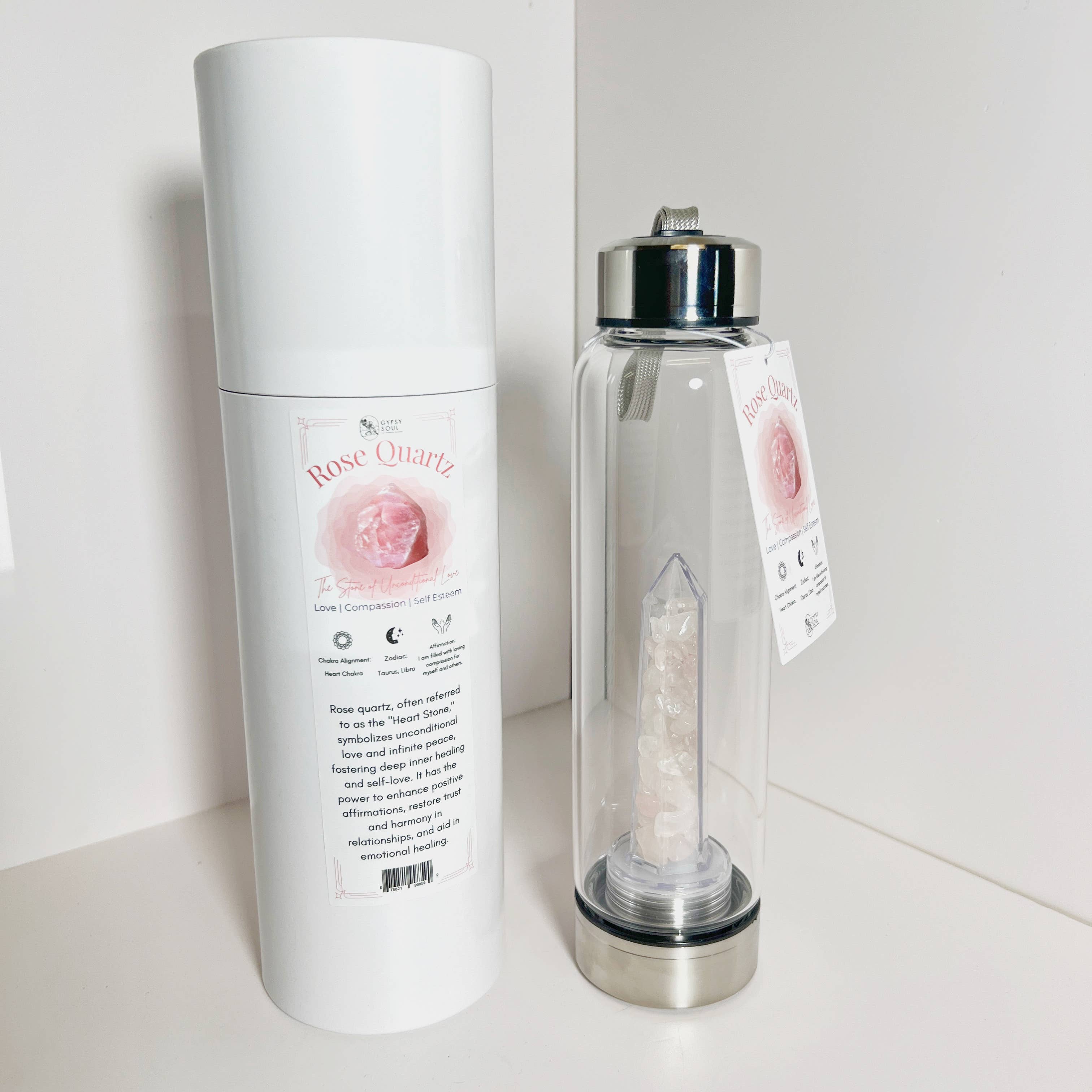 Gypsy Soul – wholesale Vattenflaska – Vattenflaska med kristallinfusion - 9 delar8