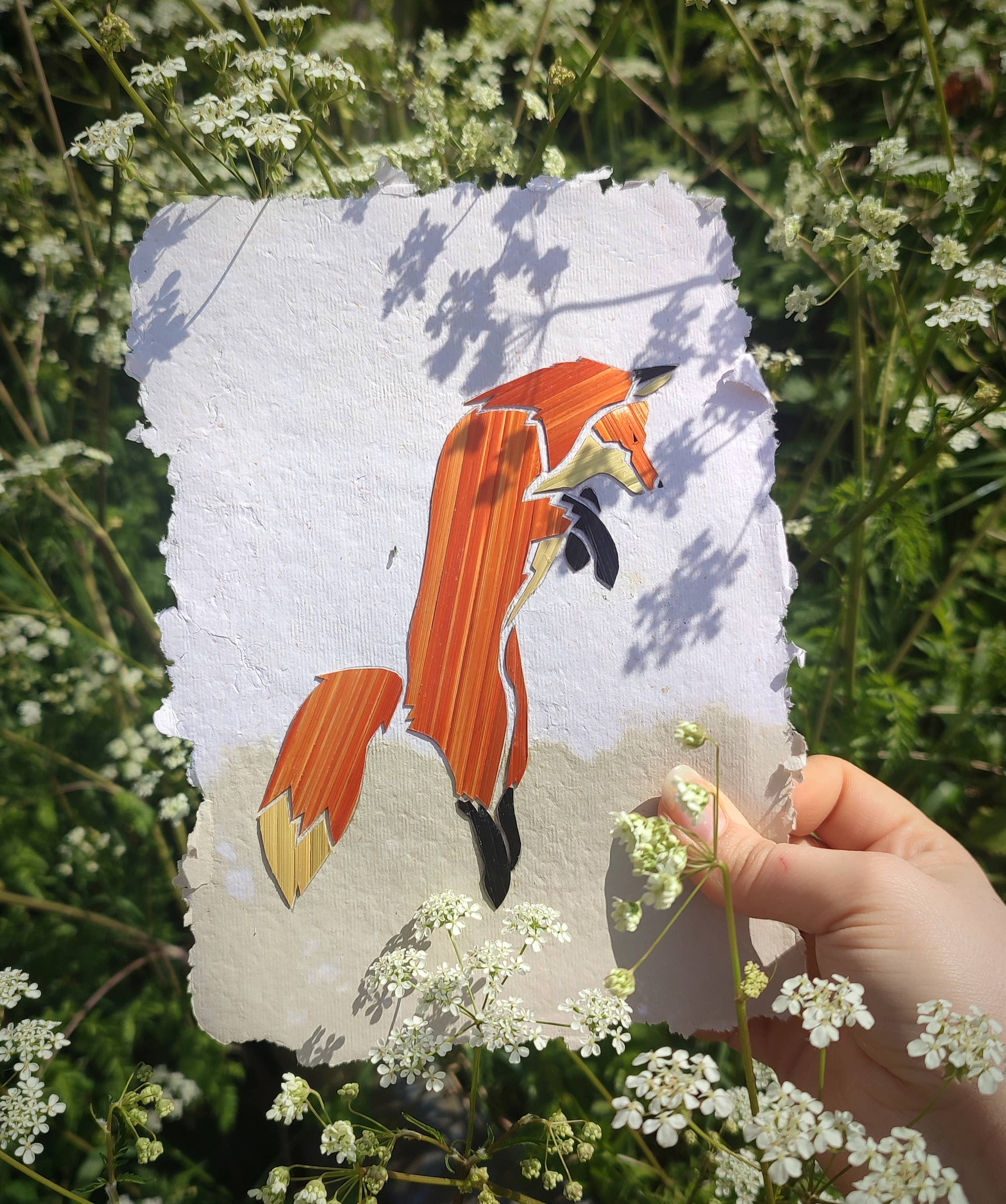 Alliance d'Essences - Wholesale DIY Craft Kit - The Mulotant Fox - Straw Marquetry Kit7