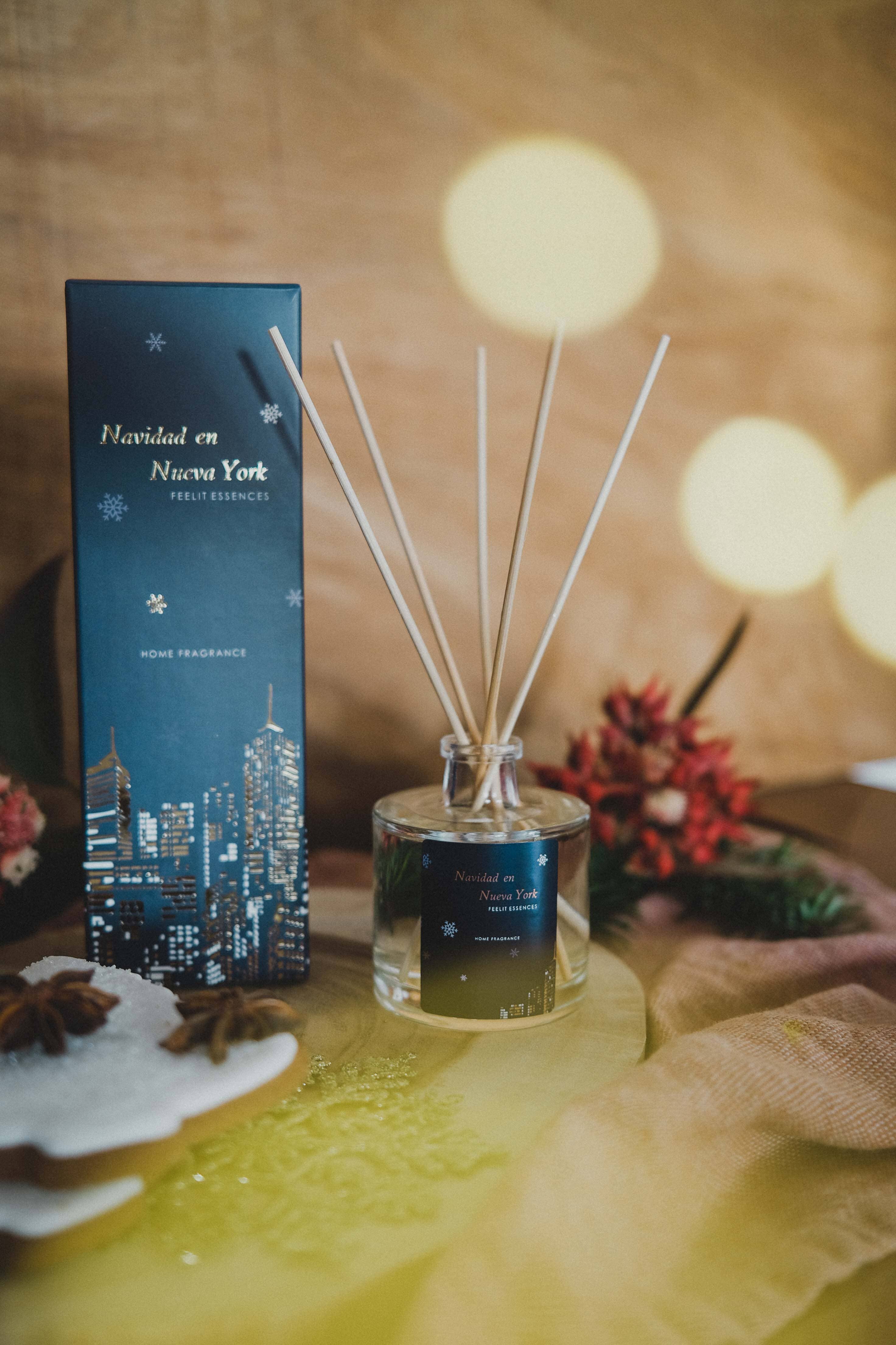 FEELIT-ESSENCES – difusor de fragrâncias por atacado – Difusor com varetas - Coleção Natal em Nova York1