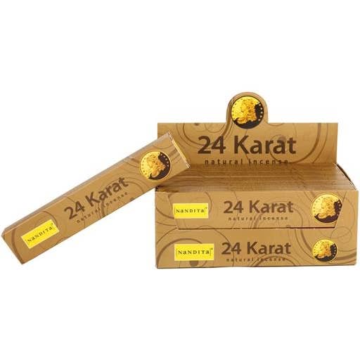 Nandita 24 Karat Räucherstäbchen 15G 7,8``-632 für den Großhandel von International Gifts Ltd.