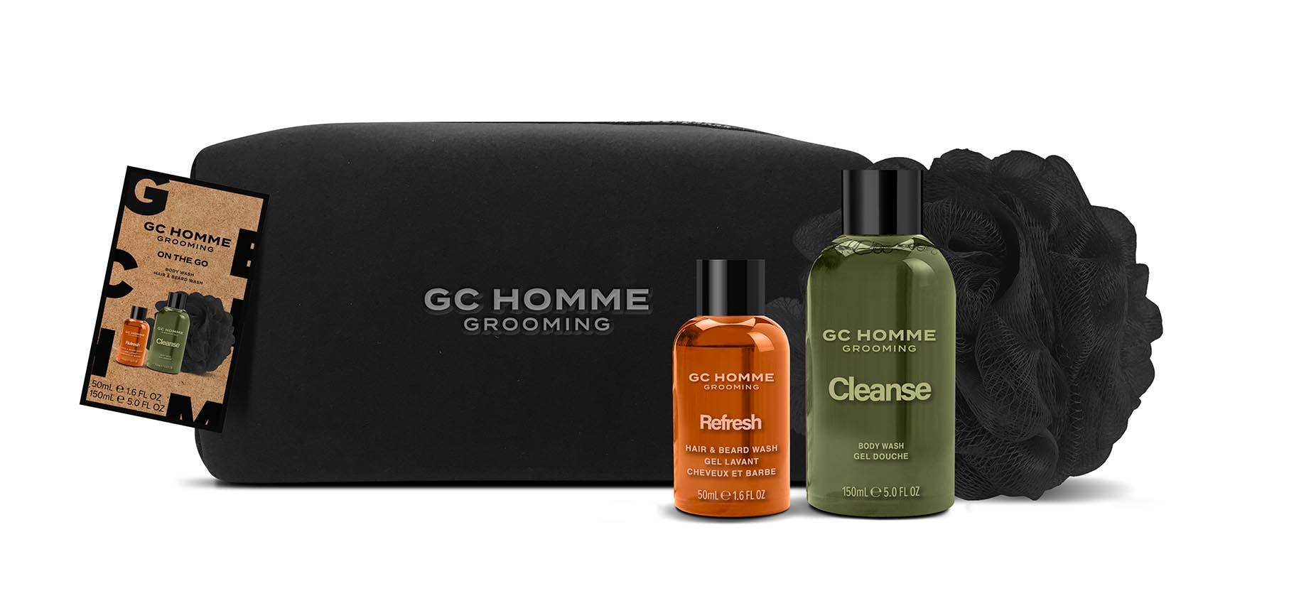 Grace Cole - Wholesale Bath & Body Set - Men's - GC Men On The Go gift set
