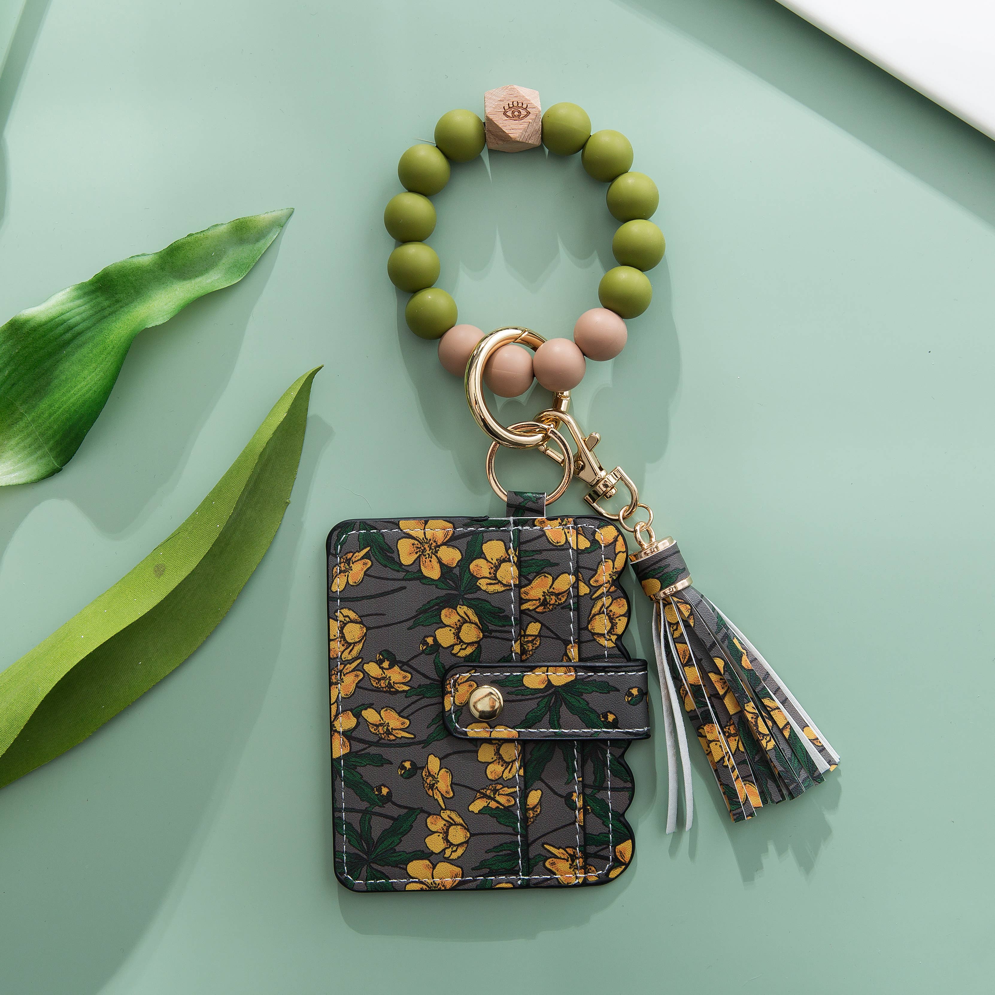 Sparkle Being – Engroshandel Armbånd – Silikone-Armbånd med Tegnebog og Nøglering - Sødt Kortetui1