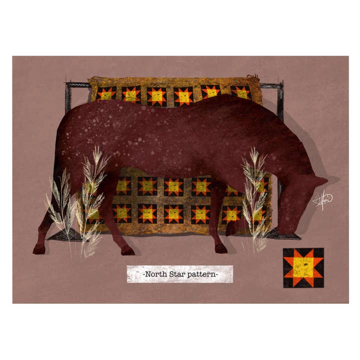 Kunstdruk van North Star voor wholesale door Dafri Studios