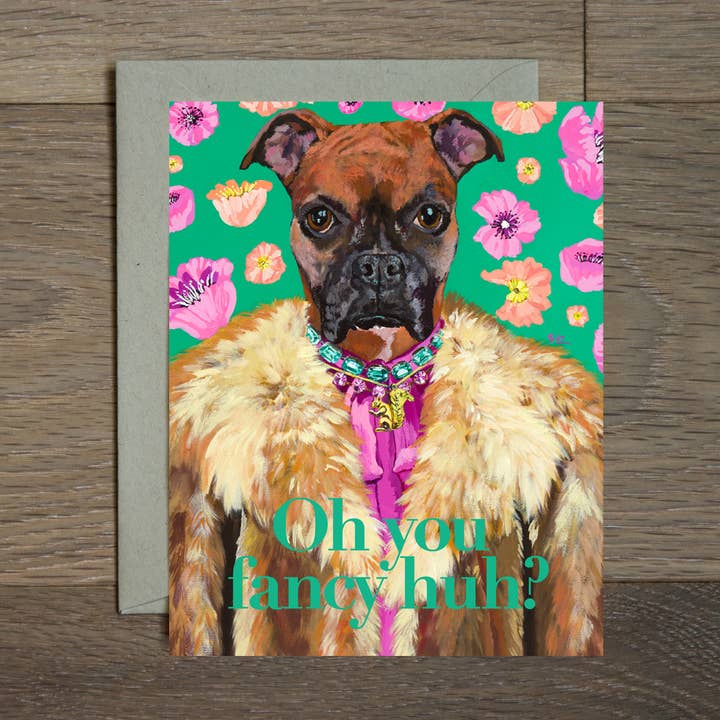 Fancy Dog Karte für den Großhandel von The Stationery Bakery