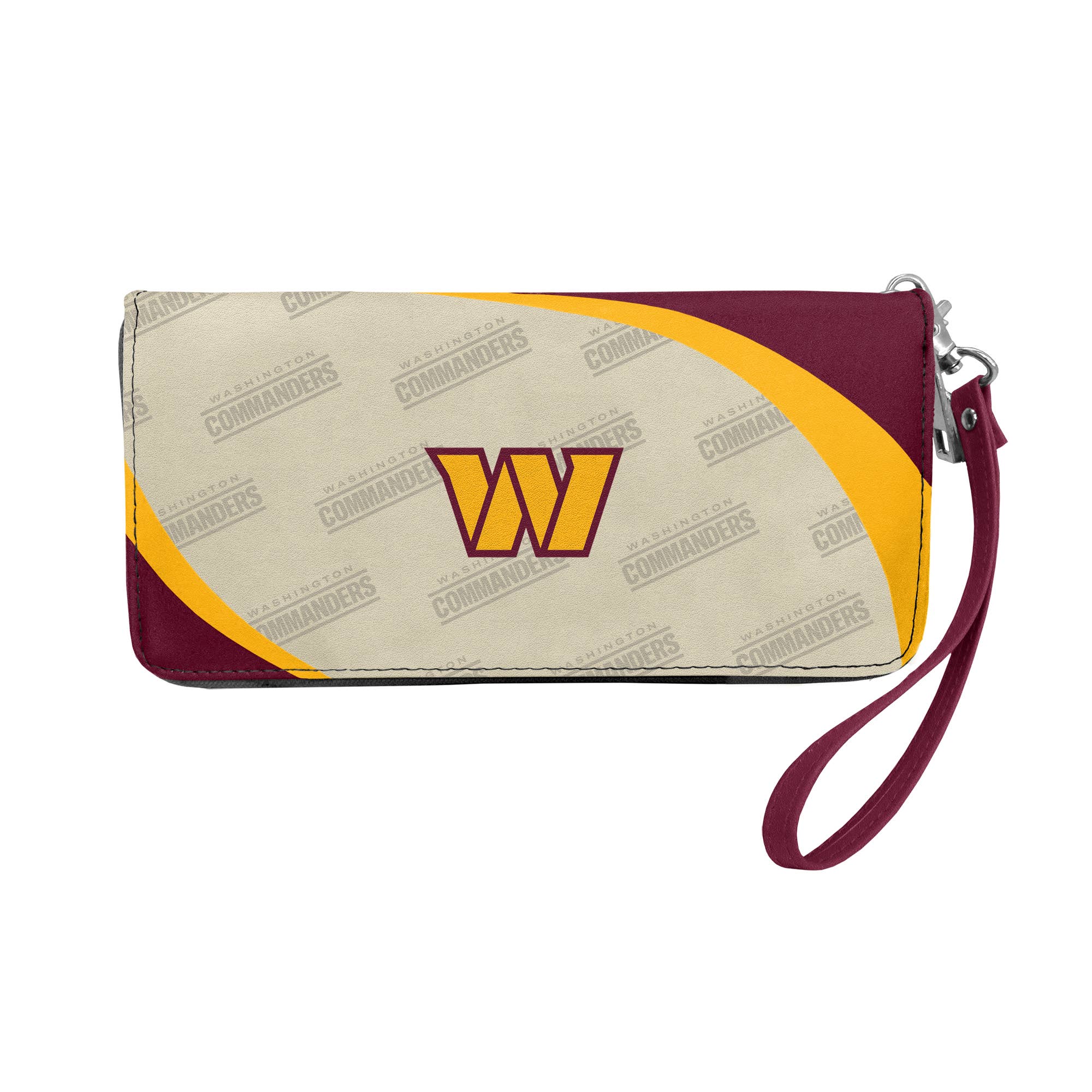 Little Earth Productions - Wholesale Wallet - Women's - NFL Washington Commanders Curve Organizer Zip Wallet0