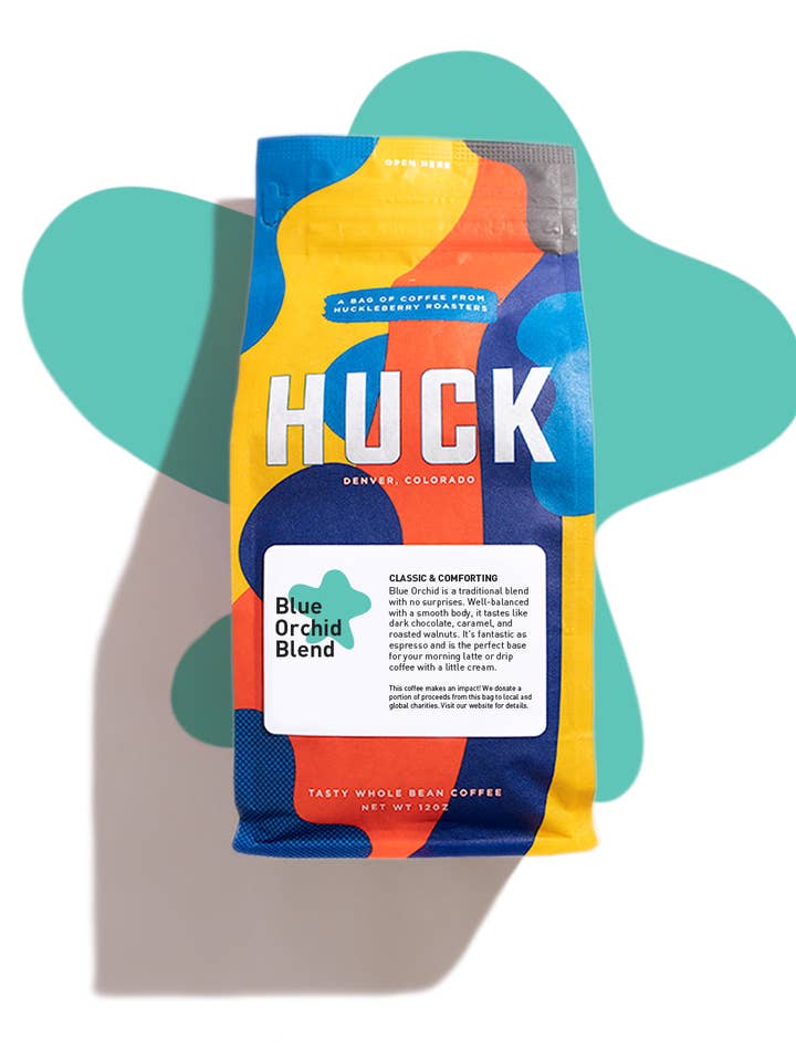 Blue Orchid Blend for wholesale by Huckleberry Roasters