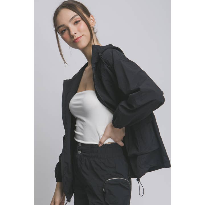 Apolline - Wholesale Windbreaker - Women's - Hooded Windbreaker Jacket with Adjustable Toggles3