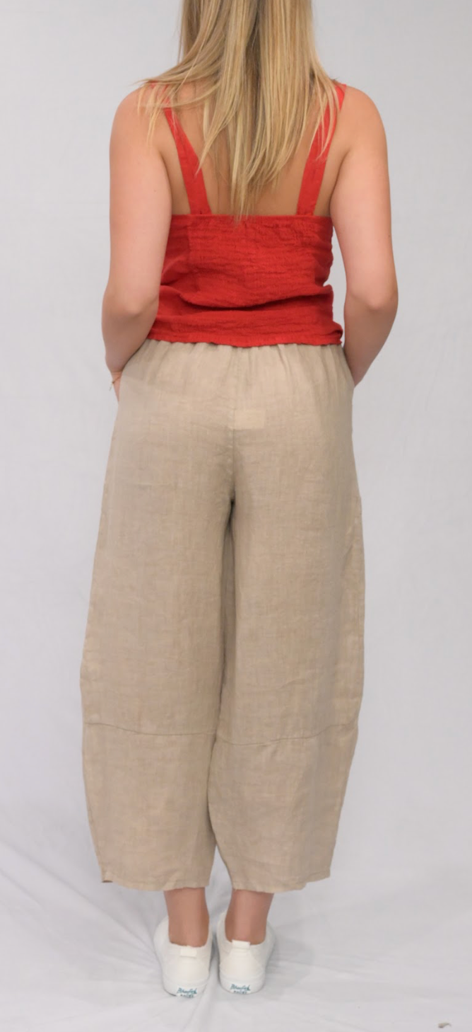 Merci Marie - Wholesale Pants - Women's - Linen Barrel Pants7