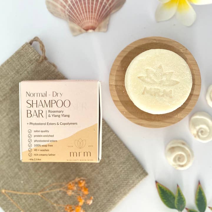 Shampoo Bar - Normal to Dry Hair with Rosemary & Ylang Ylan for wholesale by Margaret River Made