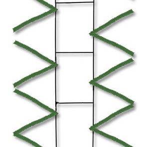 Amber Marie & Company - Wholesale Christmas Decoration - 22"Lx4"W Wire Work Pencil Rail1