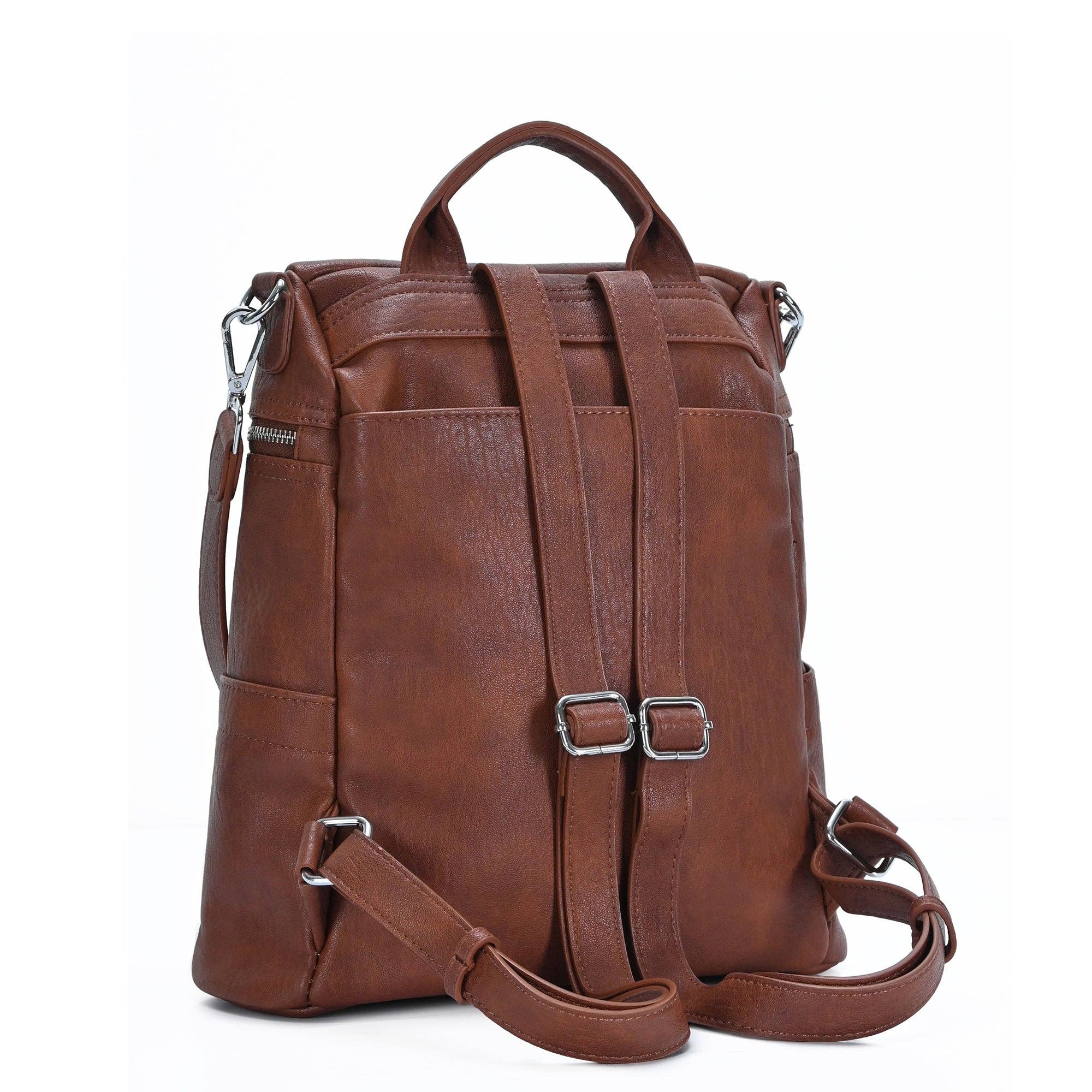 MMS Brands - Wholesale Backpack - Women's - Sienna Utilitarian Shoulder Backpack Purse41