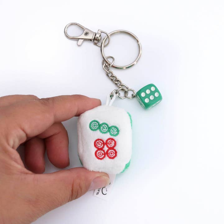 Emii Creations - Wholesale Keychain - Unisex - Tiny Mahjong Tile Plush Key & Bag Charm7