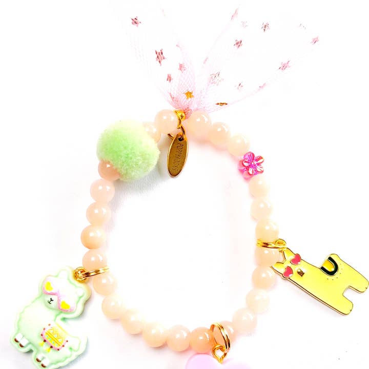 Poppyrocks - Wholesale Beaded Bracelet - Kids - Armband edelstenen - Ik ben lamazing