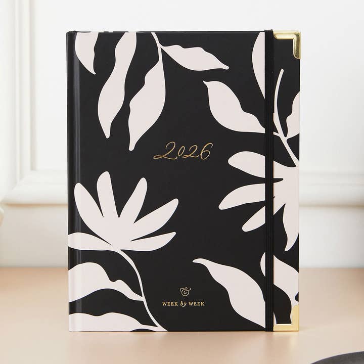 Agenda Semanal 2026 - Flora II por atacado de Blush And Gold
