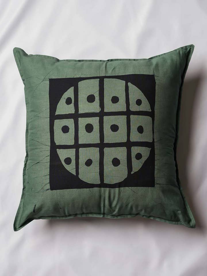 Hirudaya (Simple) Batik Throw Pillow for wholesale by Kohomba