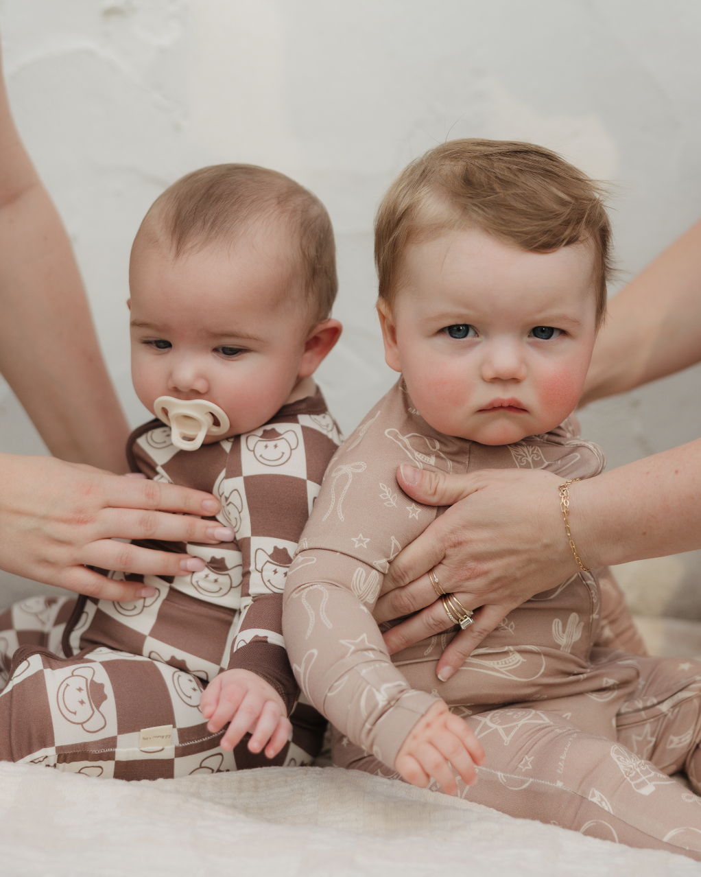 Lil Krew & Co - Wholesale Sleepsuit - Baby - Howdy Cowboy Bamboo Zip Pajamas7