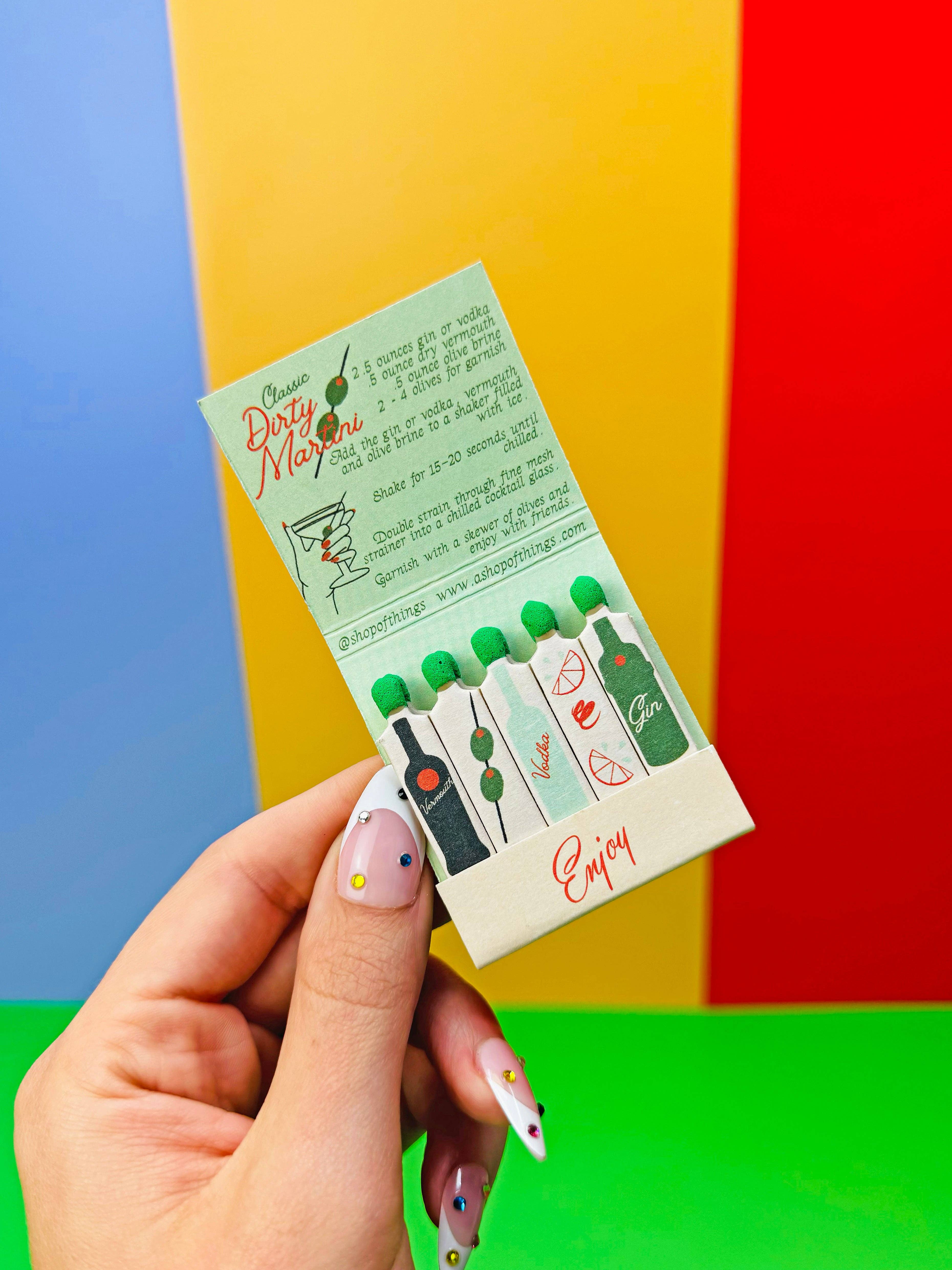 A Shop of Things – wholesale Matches – Martini Matches3