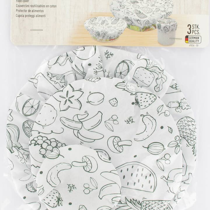 Fackelmann - Wholesale Food Storage Wrap/Bag - Set of 3 reusable stretch films in Eco Friendly cotton6