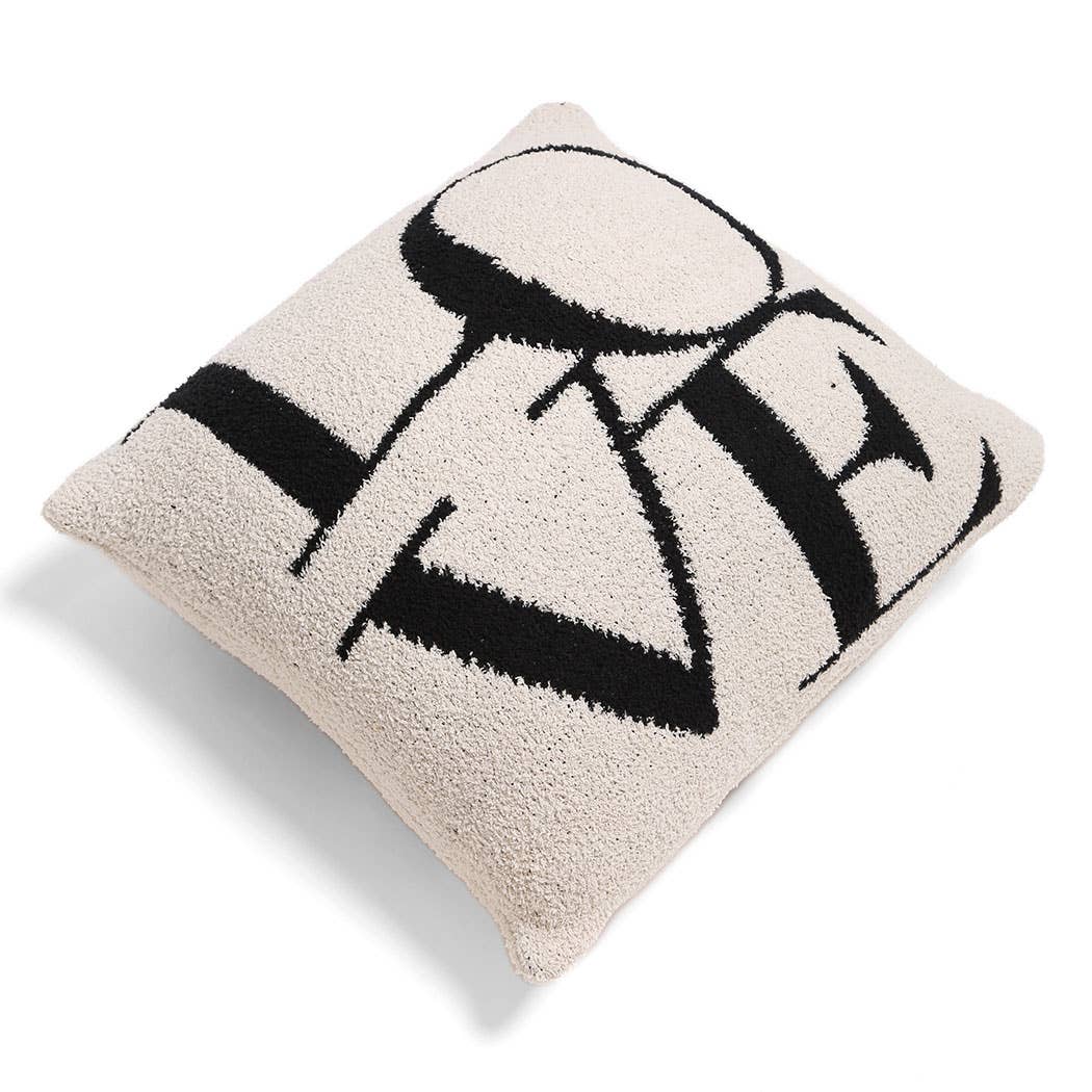 Fashion City – wholesale Throw pillow cover – Luxury Soft Lettering Cushion Cover5