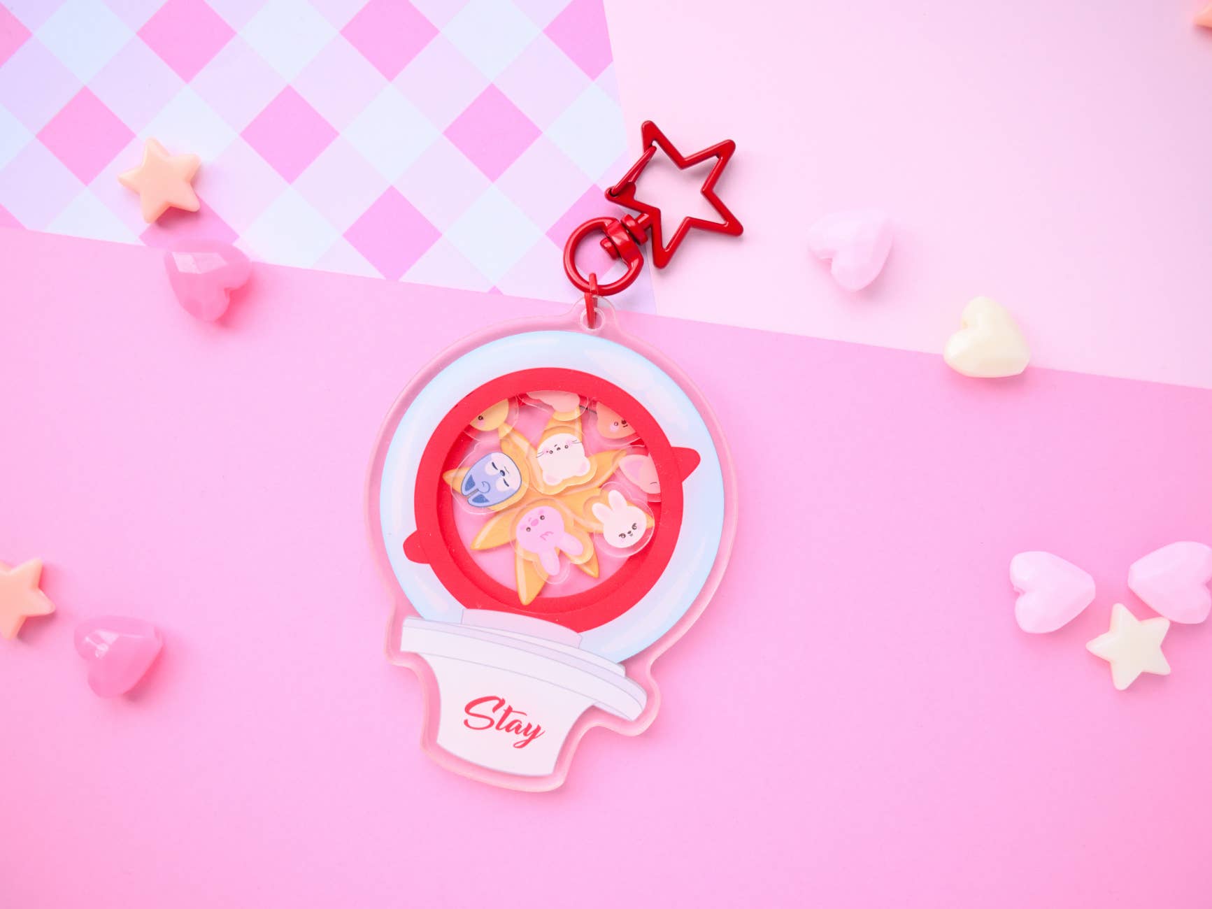 Kawineko - Vendita all'ingrosso Portachiavi - Donna - Portachiavi shaker Ateez e Stray Kids kpop - Accessori Kawineko1