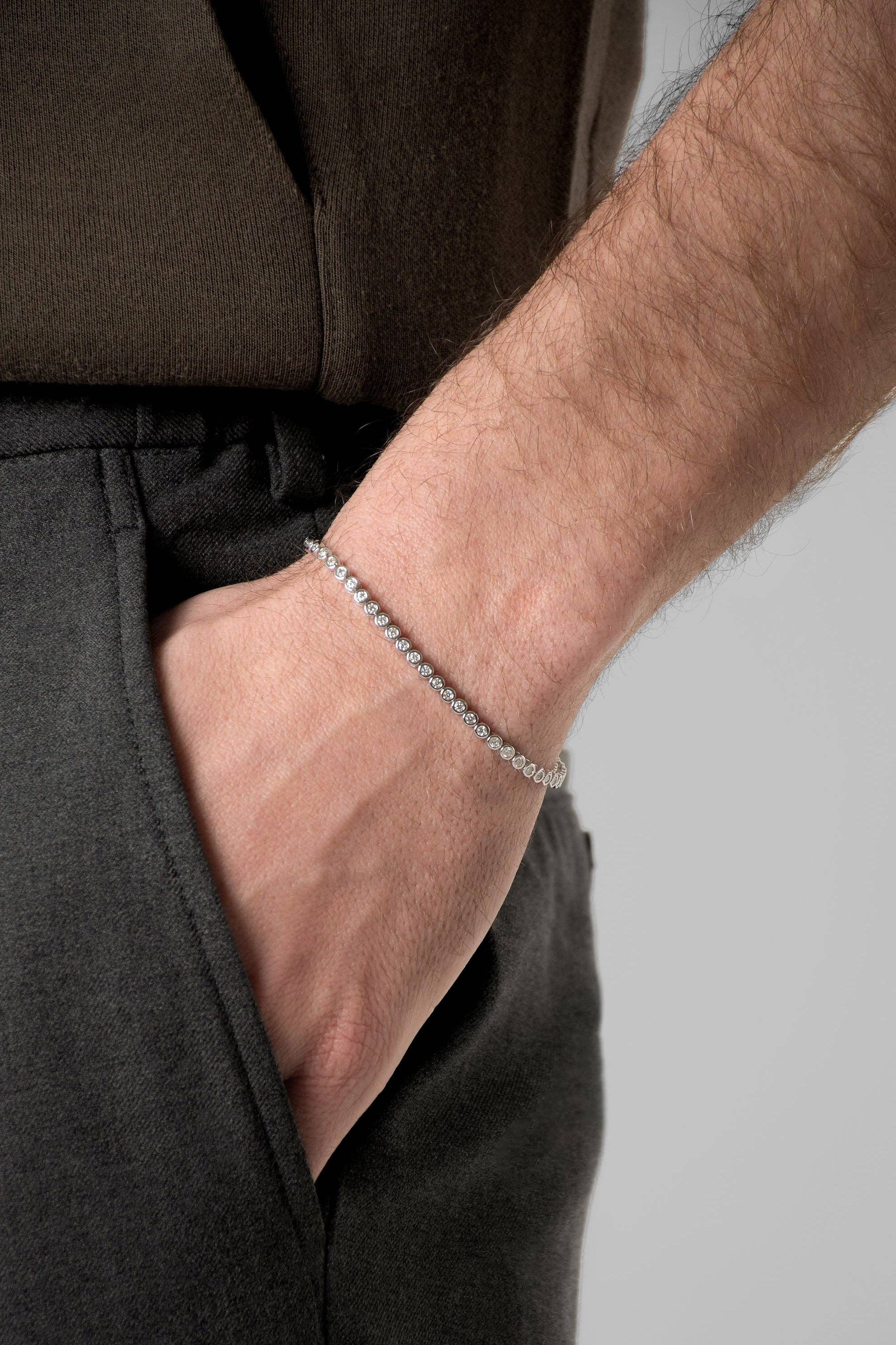 El&Elle - Wholesale Tennis Bracelet - Bubble Tennis Moissanite Bracelet6