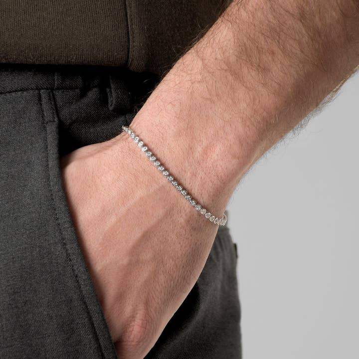 El&Elle - Wholesale Tennis Bracelet - Bubble Tennis Moissanite Bracelet6