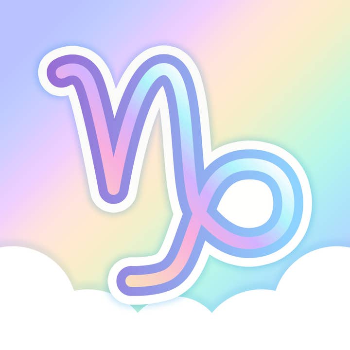 Capricorn Zodiac Waterproof Vinyl Sticker | Zodiac Stickers | Star Sign Stickers | Laptop Stickers | Water Bottle Stickers for wholesale by Prismatic Paper Co.