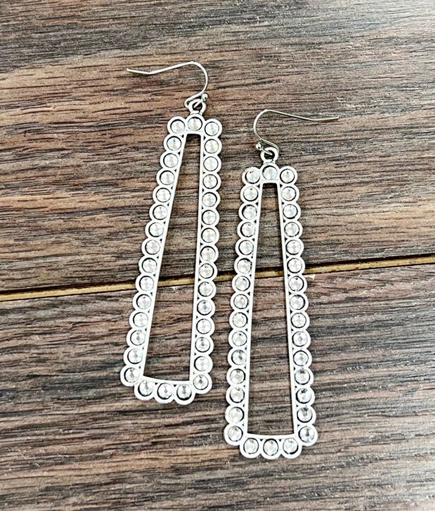 ISAC Trading Inc - Wholesale Dangle Earrings - 723748, Concho Crystal Earrings0