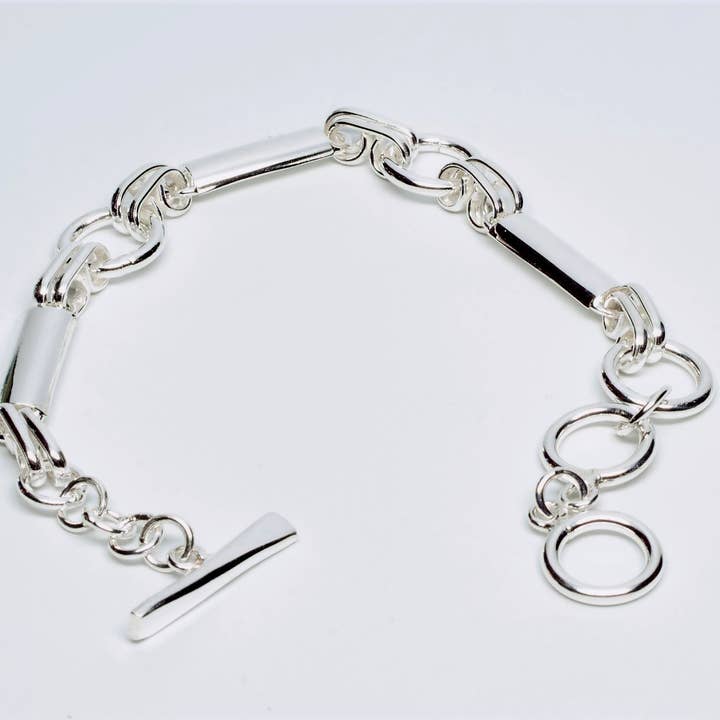 Kuplet armbånd i sterlingsølv for engroshandel hos Renata Rubio 92.5