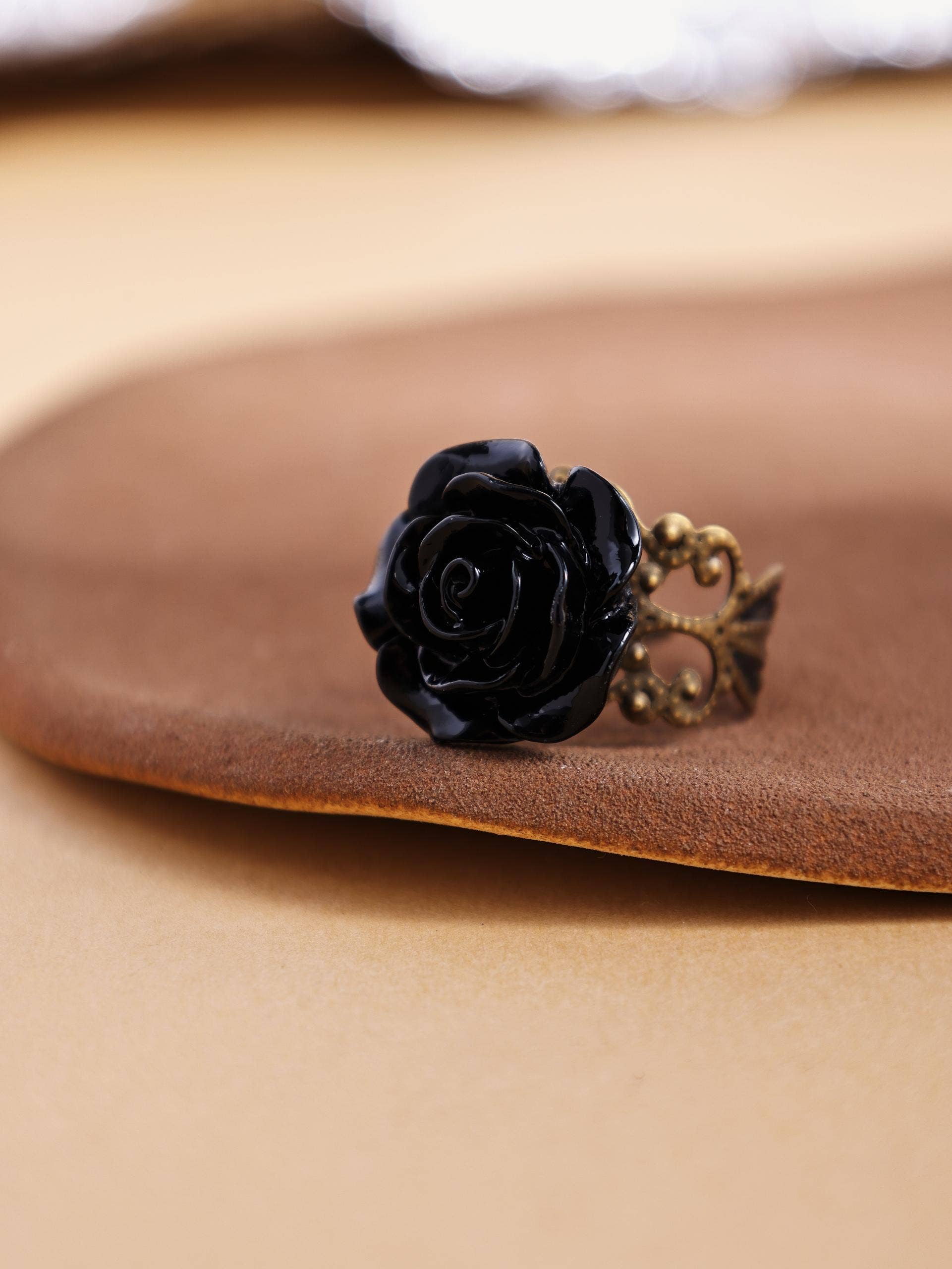 Revelari - Wholesale Cocktail/Statement Ring - Vintage Rose Adjustable Ring0