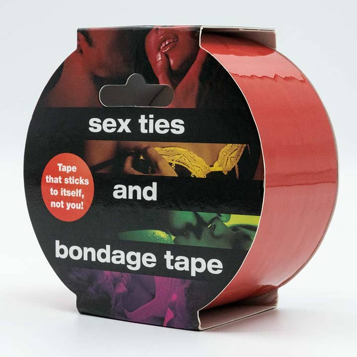 Sex, Ties & Bondage Tape - Red *Phthalate free* for wholesale by Creative Conceptions LLC