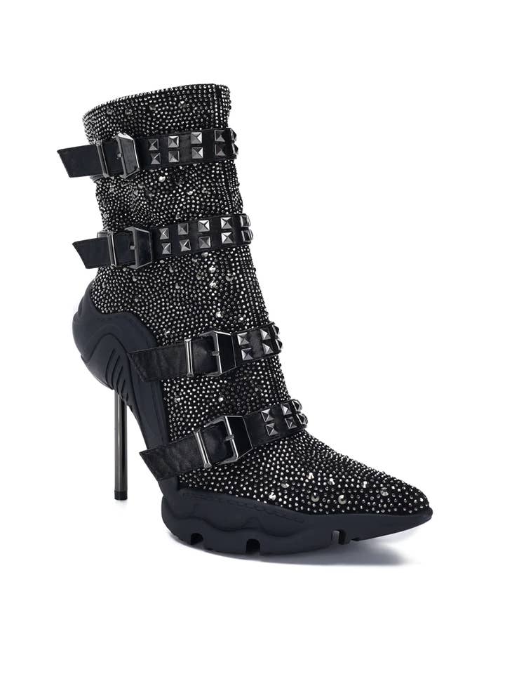 Azalea Wang - Wholesale Booties - Women's - NEFELI BLACK STILETTO BOOTIE