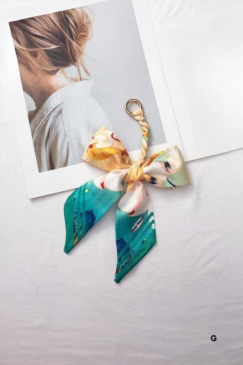 42POPS - Wholesale Keychain - Women's - ..._ 0905 Handmade Scarf Bag Charm Keychain  SI-287546